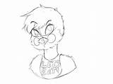 Toy Chica Drawing Template sketch template