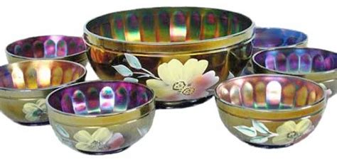 Decorated Carnival Glass