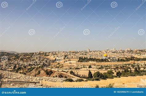 panorama van jeruzalem stock afbeelding image  huis