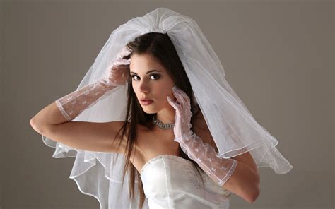 little caprice bride veils gloves dress woman girl wallpaper 1680x1050 142268 wallpaperup