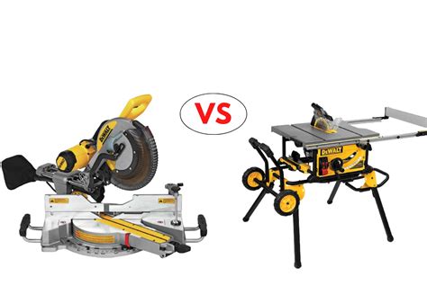 Miter Saw Vs Table Saw Your Tool Guide