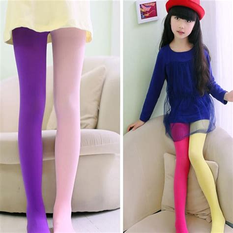 1pc candy color velvet pantyhose girls n autumn spring tights pantyhose