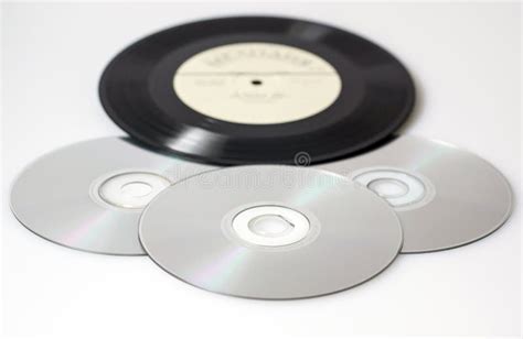 retro vinyl  cd stock photo image  disc