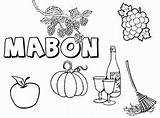 Mabon sketch template