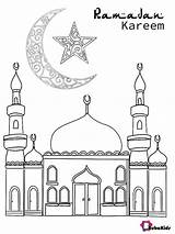 Ramadan Kareem Mosque Bubakids sketch template