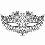 Coloring Masquerade Mask Pages Colouring Masks Template Adult Printable sketch template