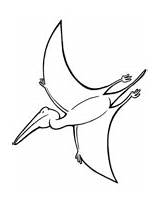 Pterodactyl Coloring Pages Drawing Printable Dinosaurs sketch template