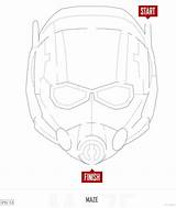 Ant Wasp Antman sketch template
