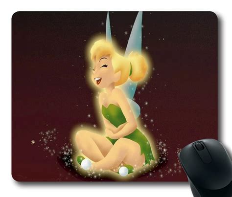 tinkerbell personalized custom mousepad gaming mouse pad gamer large notbook computer mouse mat