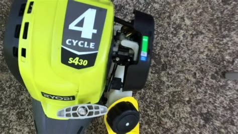 Ryobi 4 Cycle Gas Trimmer What To Expect Youtube