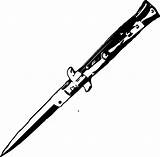 Switchblade sketch template