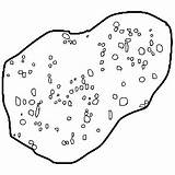 Asteroid Meteor sketch template