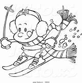 Skiing Leishman Toonaday Vecto Rs sketch template