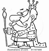 King Clipart Throne Drawing Illustration Toonaday Line Royalty Getdrawings Webstockreview sketch template