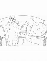 Jesus Tomb Coloring Pages Easter Getcolorings Color Getdrawings Drawing sketch template