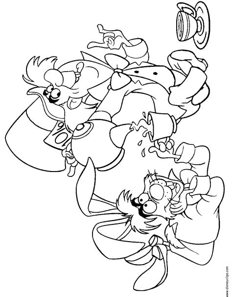 Alice In Wonderland Coloring Pages 2 Disney Coloring Book