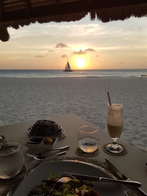 romantic beach restaurants in aruba unfiltered travelling