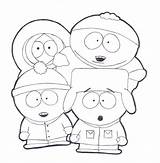 Pages Cartman Pintar Kenny Mccormick Azcoloring sketch template