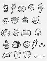Cute Food Drawing Drawings Kawaii Easy Deviantart Boyfriend Printables Small Doodles Happy Doodle Kids Sketches Planner Choose Board Getdrawings sketch template