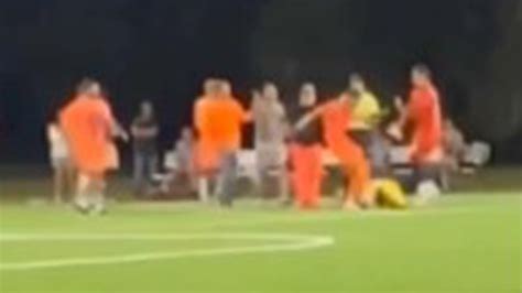soccer player arrested after video shows him attacking referee in