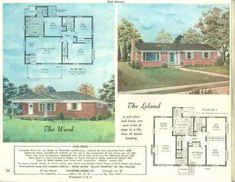home  color custom designed plans  merit vintage house plans mid century house house plans
