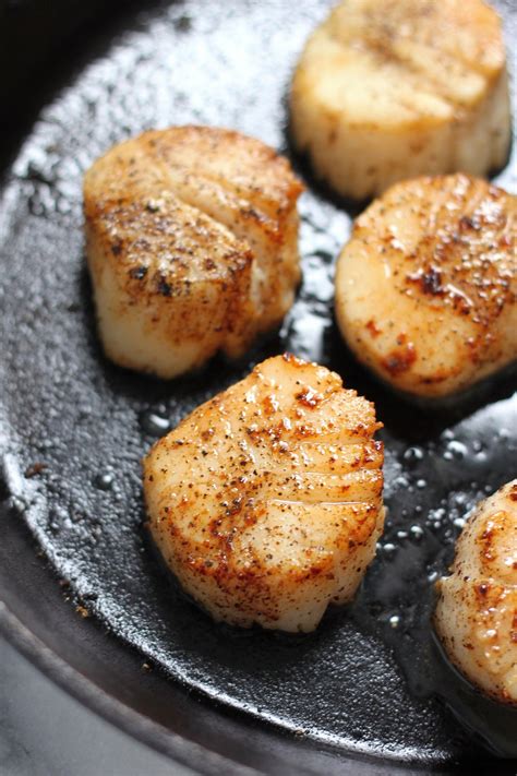 perfectly seared scallops baker  nature