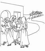 Parable Coloring Wijze Dwaze Virgins Meisjes Vijf Virgens Parables Olie Gelijkenis Tekening Sermons4kids Bijbel Kleurplaat Jezelf Komt Insertion sketch template