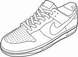 Nike Dunk Fill Psd sketch template