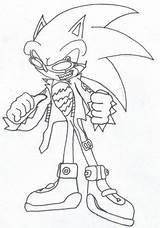 Scourge Hedgehog Lineart Coloring Pages Nazo Deviantart Sonic Super Template sketch template