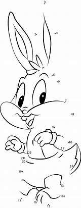 Dot Dots Looney Tunes sketch template