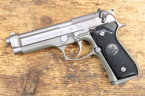 beretta fs stainless mm   trade  pistol sportsmans outdoor superstore