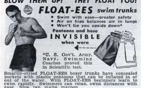 float ees swim trunks blow    float  vintage everyday