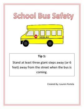 packet   school bus safety tips   worksheets