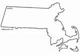 Massachusetts Map Clipart Clip Ma States Coloring Cliparts 20clipart Library sketch template