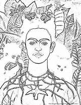 Rivera Diego Coloring Pages Frida Kahlo Getcolorings Famous Getdrawings Colorings Printable sketch template