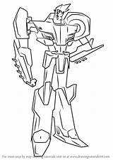 Transformers Sideswipe Drawing Disguise Robots Grimlock Kolorowanka Tutorials Kids sketch template
