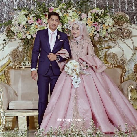 10 gaun pengantin muslimah gaya modern gak kalah dari