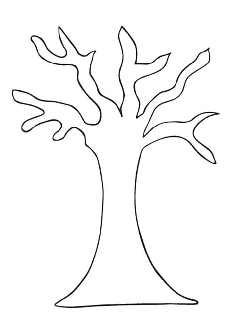 tree  leaves coloring page  getcoloringscom  printable