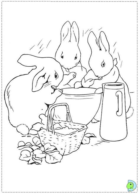 peter rabbit coloring page dinokidsorg