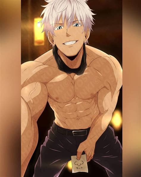 Muscular Anime Guy Muscle Morph Growth Bochkwasuhk