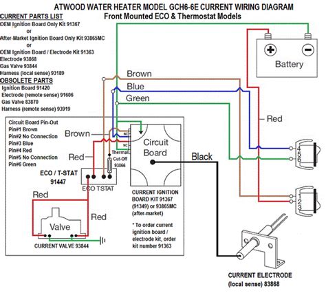atwood water heater wiring schematic