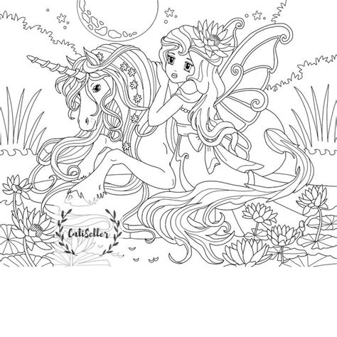 fairy unicorn coloring pages printable unicorn colori vrogueco