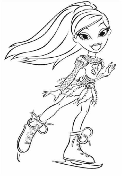 printable bratz coloring pages  kids coloring pages  girls