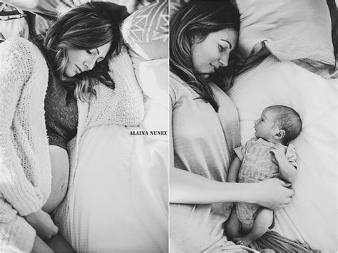 before and after in home maternity in home newborn lifestyle photography black and white