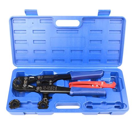 Iwiss® F1807 Pex Pipe Crimping Tool Kit For 3 8 1 2 3 4 1 Copper