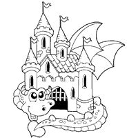 fairy tale castle coloring pages surfnetkids