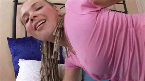 cute russian teen in pink sucking cock porn tube