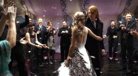 The Wedding Dress Of Fleur Delacour Clemence Poesy In Harry Potter
