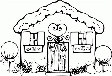 cartoon house coloring pages coloring home