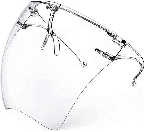 super glasses full face covering protective face shield and reusable